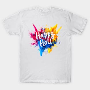 Happy Holi For Women Men Kids Color India Hindu Gifts T-Shirt